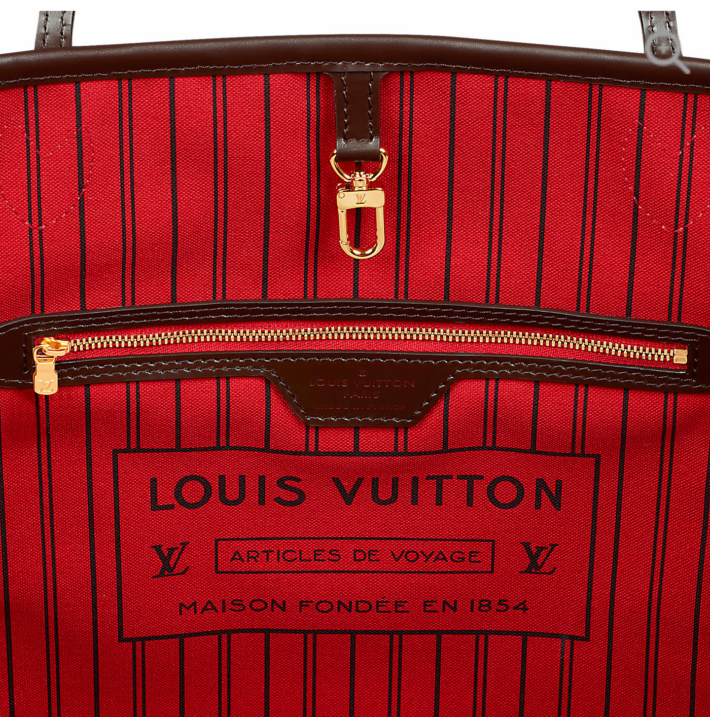 Neverfull Mm Louis Vuitton Damier Ebene Canvas Handbag